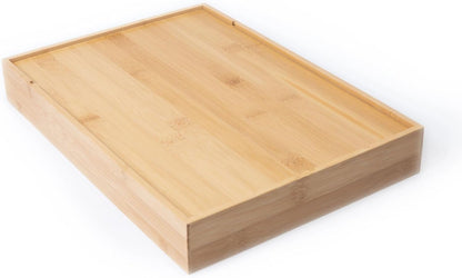 Cutlery rack, dimensions: 13.98 inches (D) x 10.04 inches (W) x 1.97 inches (H).