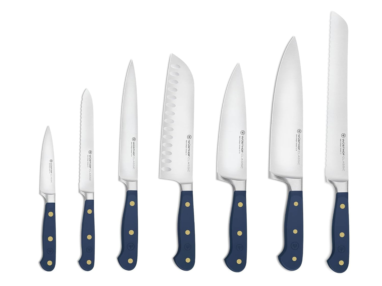 WÜSTHOF Classic Wild Blueberry 8-Pc Knife Block Set