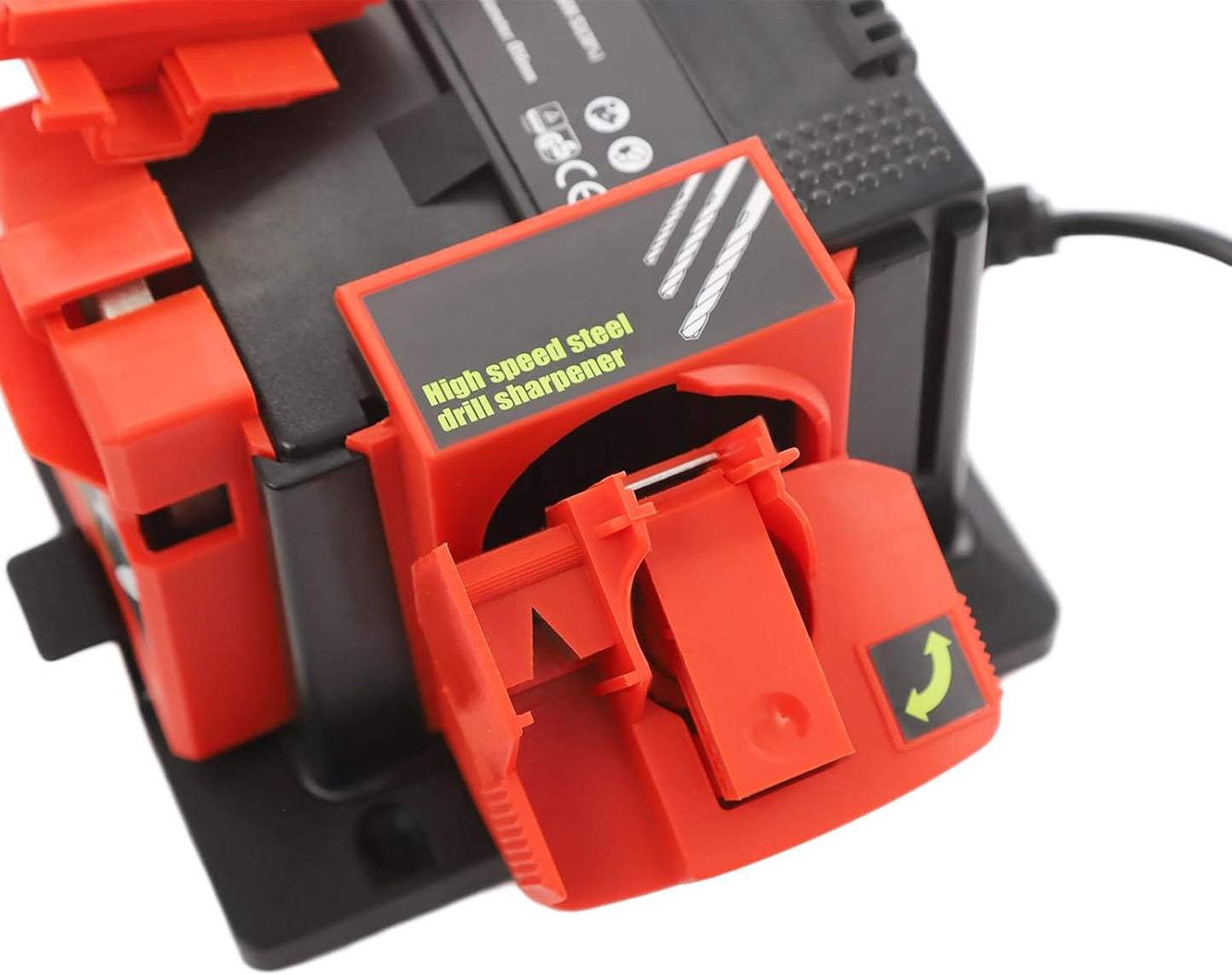 Electric Drill Bit Sharpener, 96W 110V Adjustable Angle Universal Sharpening Station with Sharpeners, Multifunction Electric Sharpening Machine for Knife, Drill, Chisel, Scissor