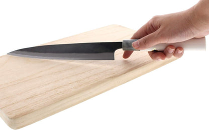 Tosa Knife, Black Uchi, Deba Knife, White Steel, No. 1, 7.1 inches (180 mm), Black, Beige