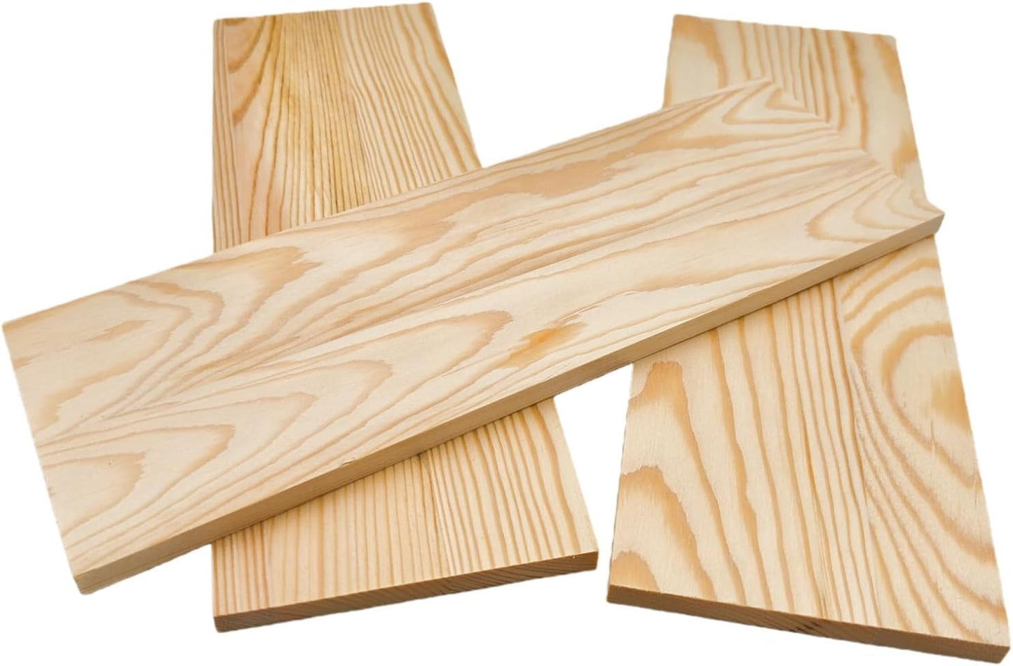 4PCS Rectangle Wood Boards Unfinished Wood Blocks for Crafting, 8x6x1in Blank Whittling Wooden Blocks for Wood Carving,Painting & Burning