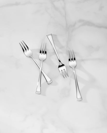 Lenox Silverware Set, Portola 12-Piece Steak Knife Flatware Set, Service For 12, Made Of 18/10 Stainless Steel, Dishwasher Safe, Home And Kitchen Utensils, Knives, Cutlery (Silver, 12 Piece)