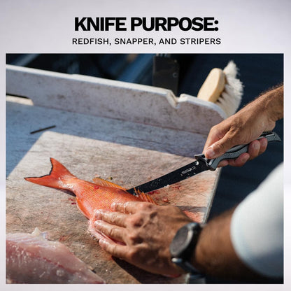 SORD Fillet Knife - 5-9" Filet Knives For Fish - Razor Sharp Boning Knife - Saltwater and Freshwater Fishing - Includes Kydex Sheath - Full Tang Blades | G10 Non Slip Grip | Corrosion Resistant