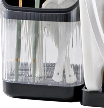 Kitchen Knife Holder,Universal Multifunctional Kitchen Storage Rack,Modern Fashionable Knife Utensil Organizer for Kitchen Countertop Cutting Board Pot Cover Chopsticks Fork(white)