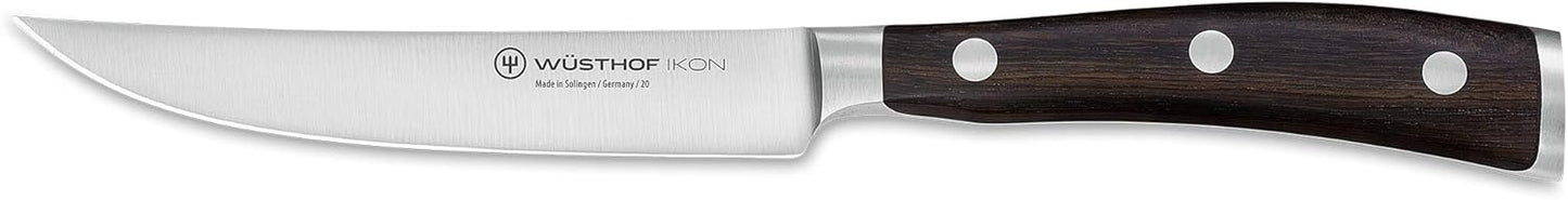 Wusthof IKON Honing Steel, 10", Brown