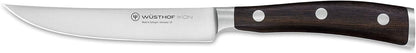 Wusthof IKON Honing Steel, 10", Brown