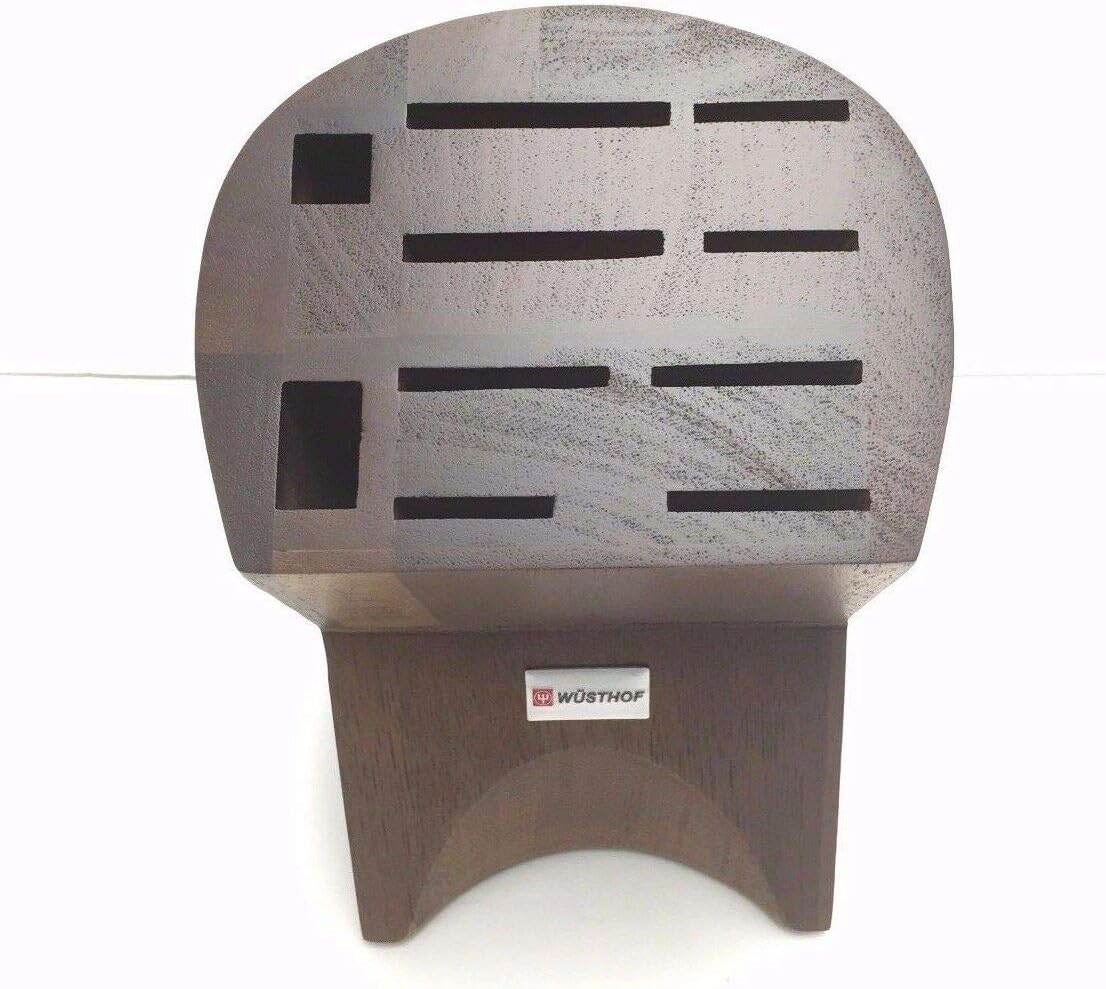 Knife Block 10-Slot Burmese Walnut Knife Block…