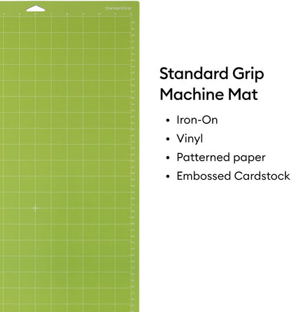 Cricut Cutting Mat Variety Pack (8 Count, 12in x 12in) - for Explore & Maker Machines - Includes 4 StandardGrip, 2 LightGrip, 2 StrongGrip