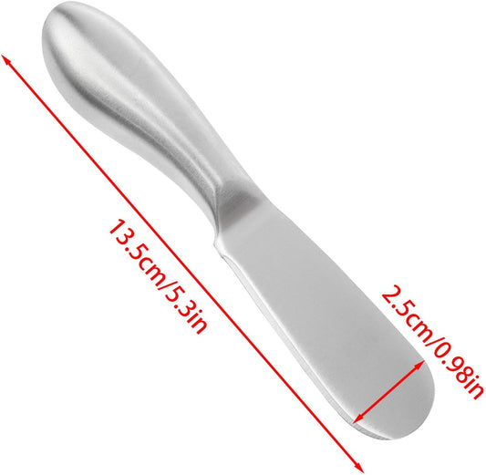 VAKTOK Butter Knife/Durable Stainless Steel Cheese Butter Spreader Knife/Durable Stainless steel multi-purpose cheese and butter spread knife pastry making handy little assistant-1PCS