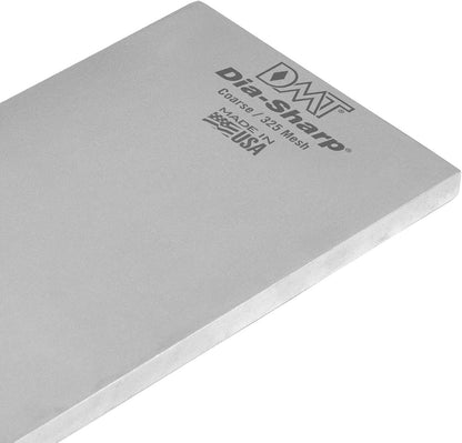 DMT DMTD10FC Dia-Sharp Bench Stone, Diamond Knife Sharpener, Fine/Coarse (600/325), Flat Diamond Sharpening Stone, Ideal for Blades & Tools, 10" x 4"