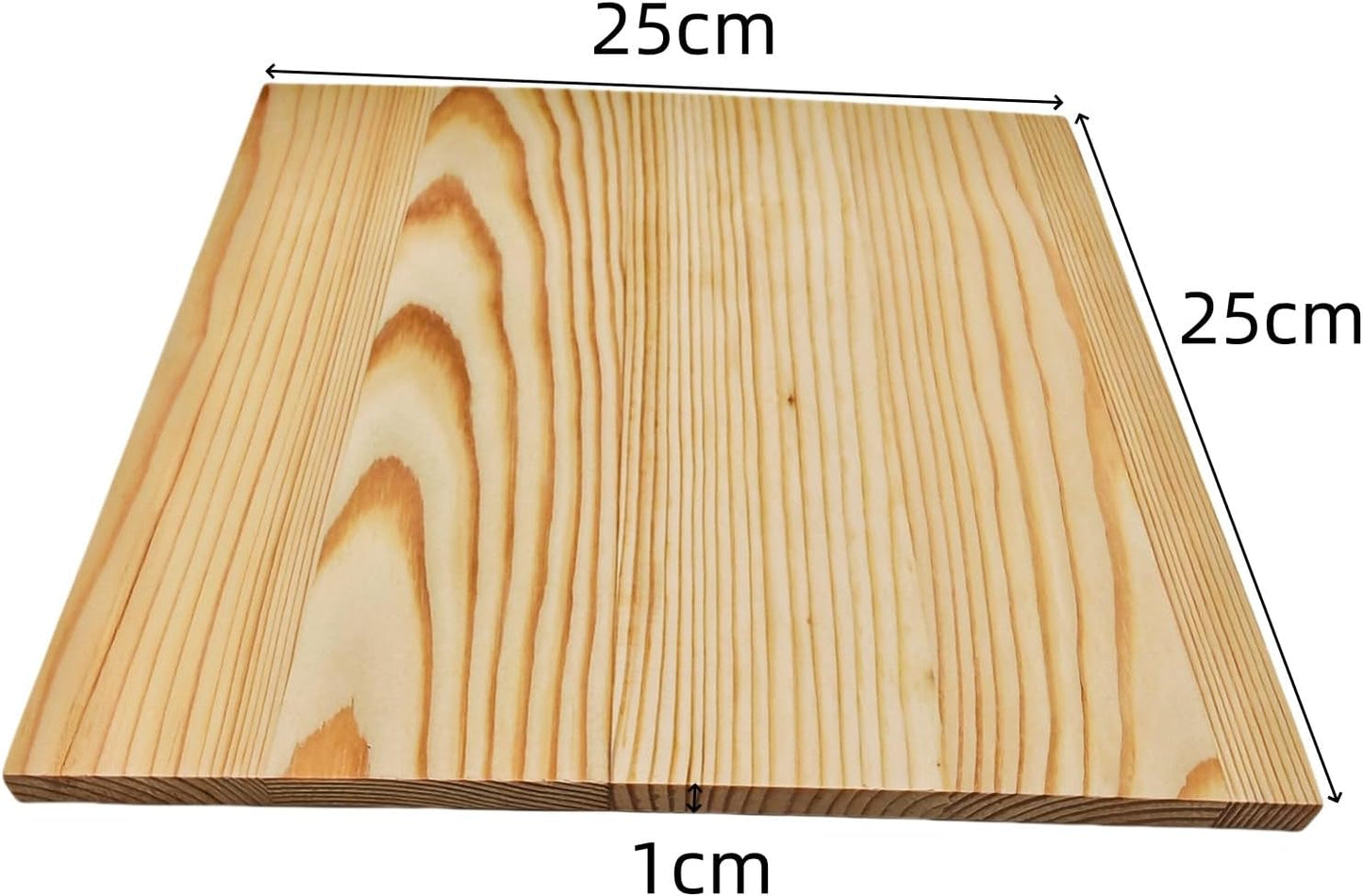 6PCS Unfinished Wood Square Blocks for Crafts, 6x6x1in Blank Wooden Squares Pine Wood Boards for Carving,DIY Wood Coasters,Painting & Burning