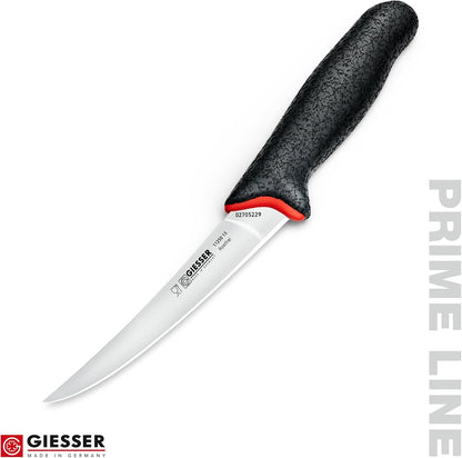 Giesser since 1776, Made in Germay, Boning knife 5-Inch Semi-Stiff, Ultra Slip Resistant Handle material, Dishwashersafe, rustfree, Butcher Knife for Filleting