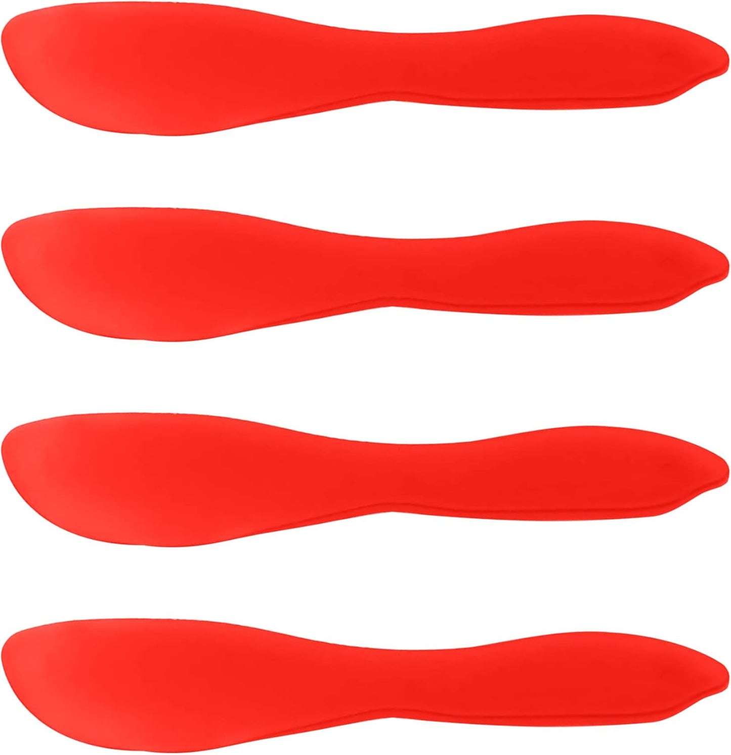 LINDEN SWEDEN Multi Purpose Spreaders | Versatile Butter Knife for Soft Cheese or Frosting | Safe for Kids | BPA-Free and Dishwasher-Safe | Set of 2 Spreaders Each | Made in Sweden | Lime Green