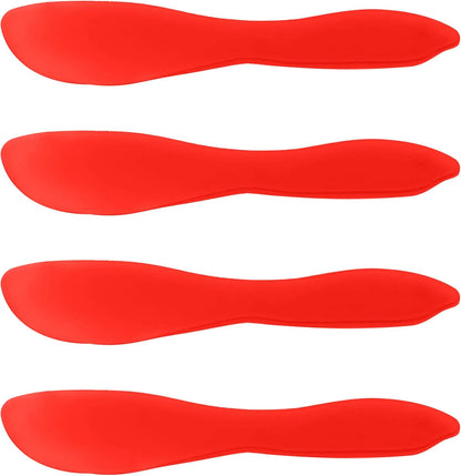 LINDEN SWEDEN Multi Purpose Spreaders | Versatile Butter Knife for Soft Cheese or Frosting | Safe for Kids | BPA-Free and Dishwasher-Safe | Set of 2 Spreaders Each | Made in Sweden | Lime Green