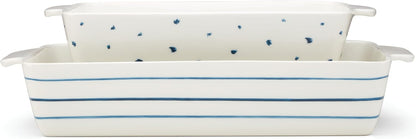 Lenox 895698 Blue Bay 2-Piece Glass Cutting Board Set