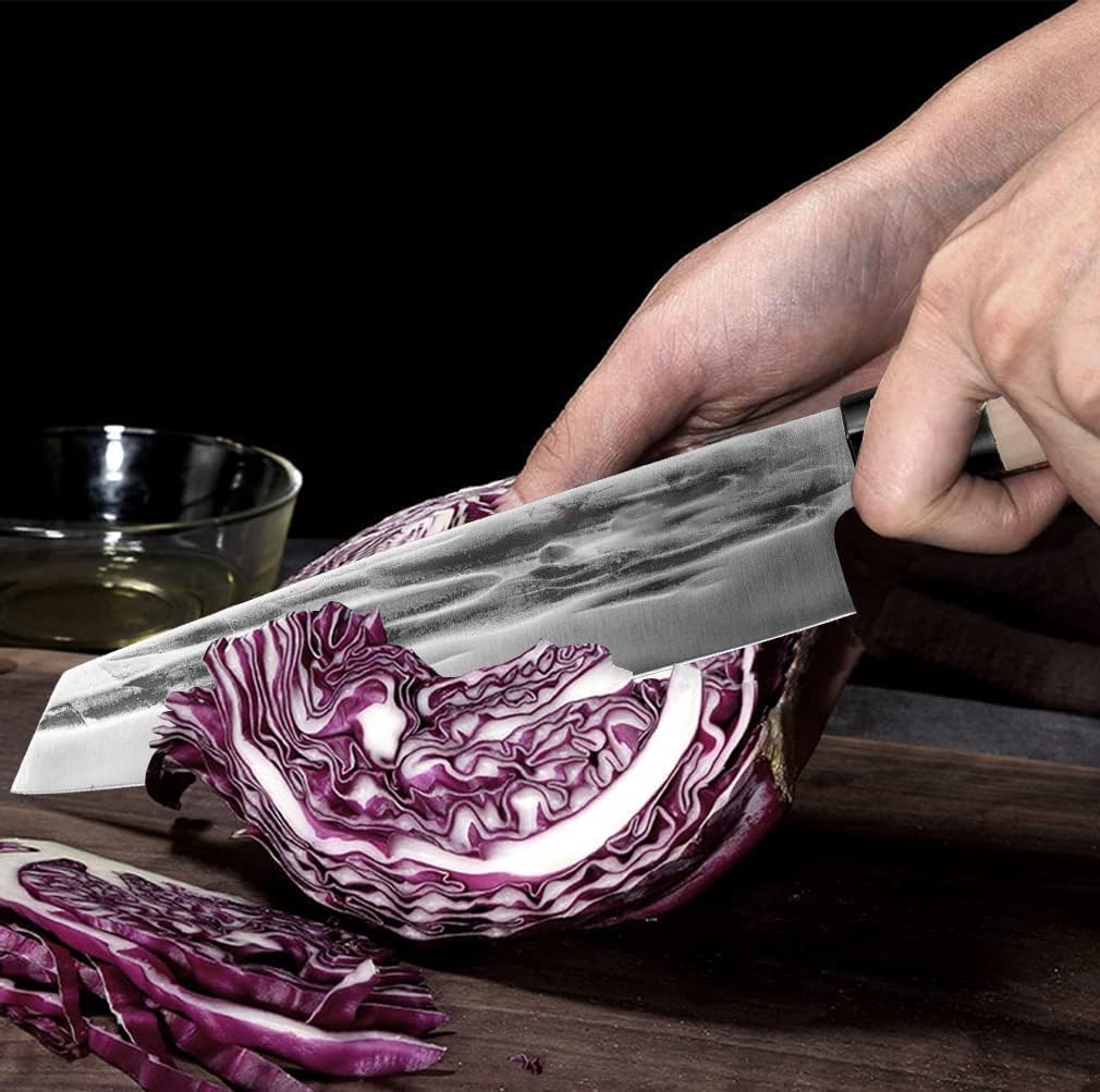 Waterboss,Japanese Sushi Chef Knife Salmon Knife Slicer Razor Sharp Sashimi Watermelon Knives, 5Cr15mov Stainless Steel Sashimi Yanagiba Knife, Maple Handle, 11.8inch (300mm)