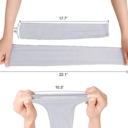 amokk Long Arm Sleeves for Women Cooling UV Sun Protection Sleeves to Cover Arms Gardening Sleeves