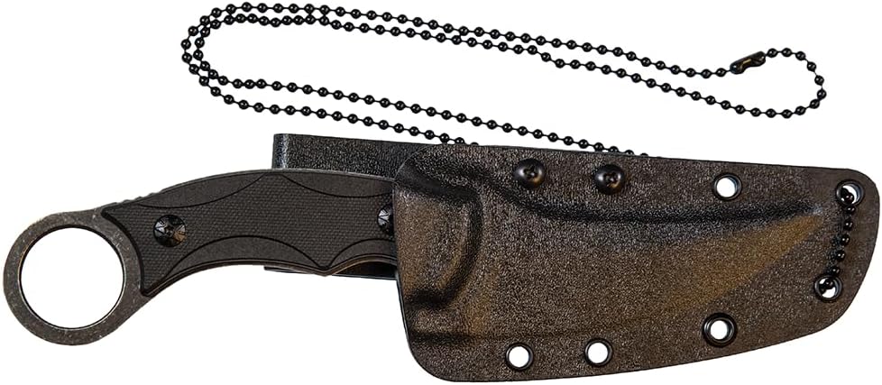 Smith & Wesson SW995 8.5in High Carbon S.S. Full Tang Karambit Knife with a 3.75in Clip Point Blade and Nylon Handle for Outdoor, Tactical, Survival and EDC
