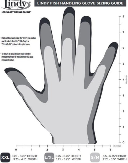 Lindy Fish Handling Glove Puncture-Proof and Cut Resistant Fish-Grabbing Glove