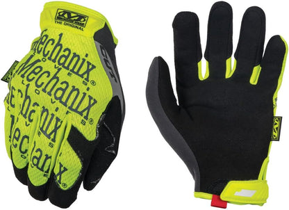 Mechanix Wear Size 10 The Original E5 Armortex And TrekDry Hi-Viz Cut Resistant Gloves, Fluorescent Yellow & Orange (SMG-C91-010), Large