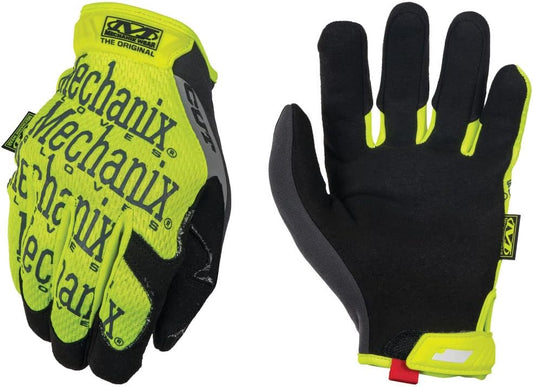 Mechanix Wear Size 10 The Original E5 Armortex And TrekDry Hi-Viz Cut Resistant Gloves, Fluorescent Yellow & Orange (SMG-C91-010), Large
