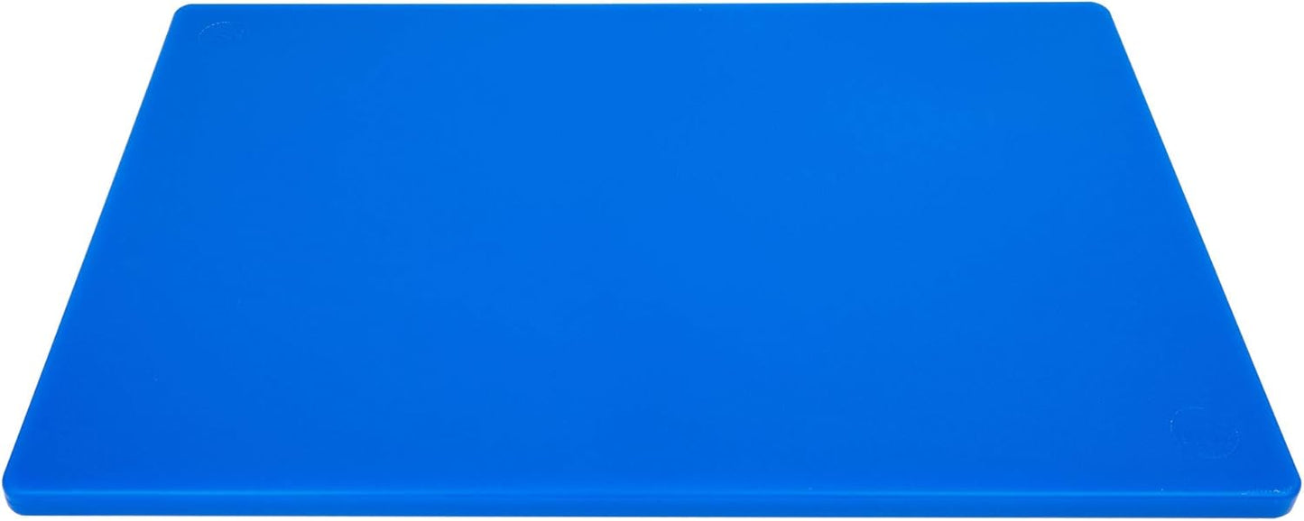 Thirteen Chefs Plastic Cutting Board - 18 x 12 x 0.5 Inch, Professional Grade HDPE, NSF Approved, Large Size and Dishwasher Safe