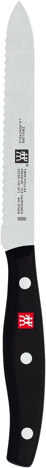 ZWILLING TWIN Signature 5-Inch Utility Knife, Serrated Edge