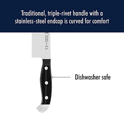 HENCKELS Statement Razor-Sharp 8-inch Slicing Knife, German Engineered Informed by 100+ Years of Mastery, Black/Stainless Steel