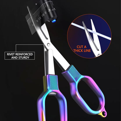 Folding Scissors, TSA Compliant & Portable, Compact, Safe Travel Scissors, Stainless Steel Retractable, 2 Pcs