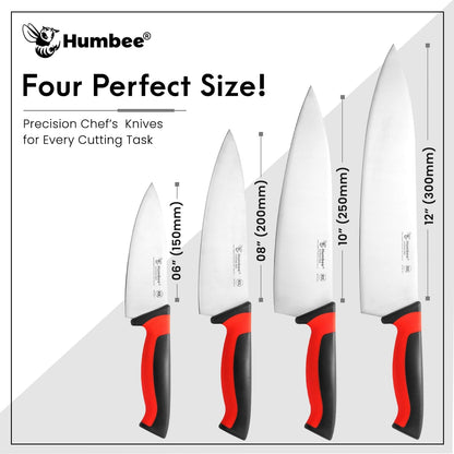 7.5-Inch Nakiri Knife, High Carbon Stainless Steel Hollow Grind Blade, Razor Sharp Edge, Ergonomic Non-Slip Handle, Cleaver Style, DT-50 Series, Orange