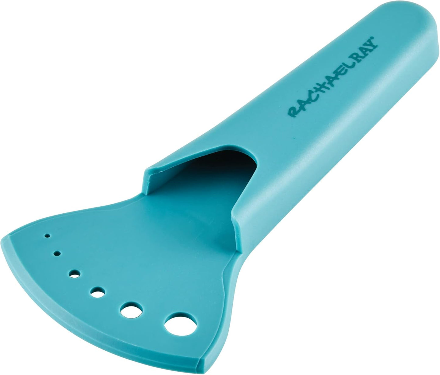 Rachael Ray Cutlery Japanese Stainless Steel Knives Set with Sheaths, 8-Inch Chef Knife, 5-Inch Santoku Knife, and 3.5-Inch Paring Knife, Teal