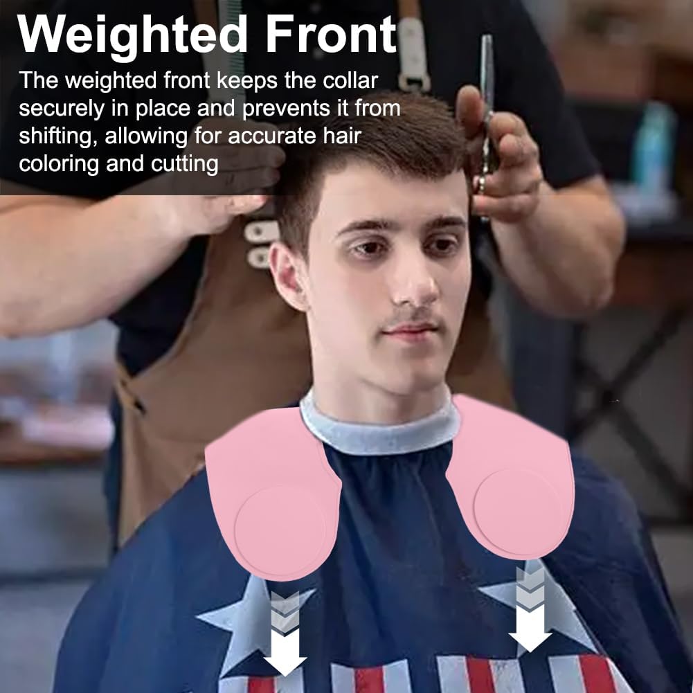 Silicone Hair Cutting Guide Collar - Waterproof Cutting Mat for Hair Stylist - Hair Cutting Cape