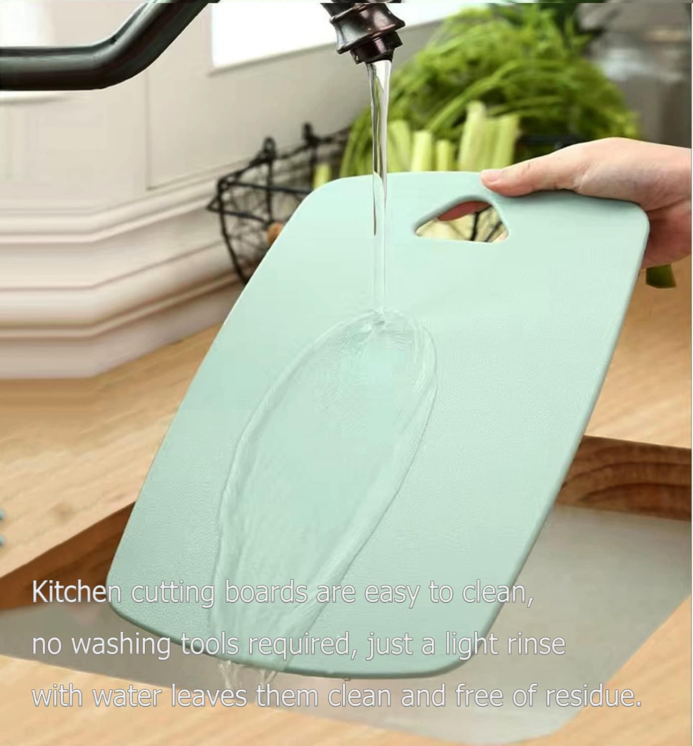Cutting Boards for Kitchen,Plastic Cutting Board Set of 3, Thick Chopping Boards for Meat, Veggies, Fruits, with Easy Grip Handle,Dishwasher Safe (Pink, 3Pcs)