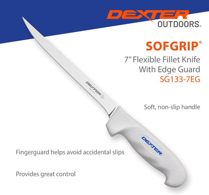 Dexter Outdoors 6" SOFGRIP Fillet Knife | Includes Edge Guard