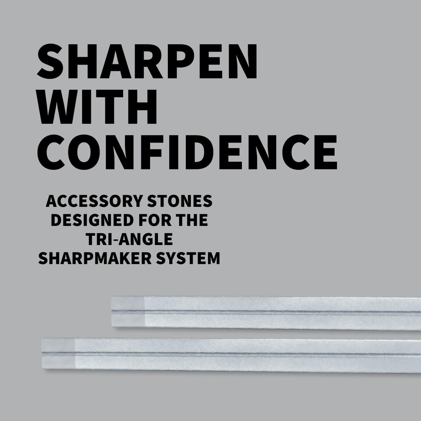 Spyderco Diamond-Coated Tri-Angle Sharpmaker Stones for Quick Steel Removal - 7" Sharpening Abrasive Rods for Tri-Angle Sharpmaker System, 2-Pack - 204D