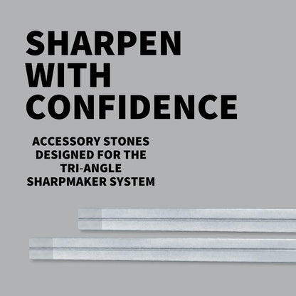 Spyderco Diamond-Coated Tri-Angle Sharpmaker Stones for Quick Steel Removal - 7" Sharpening Abrasive Rods for Tri-Angle Sharpmaker System, 2-Pack - 204D