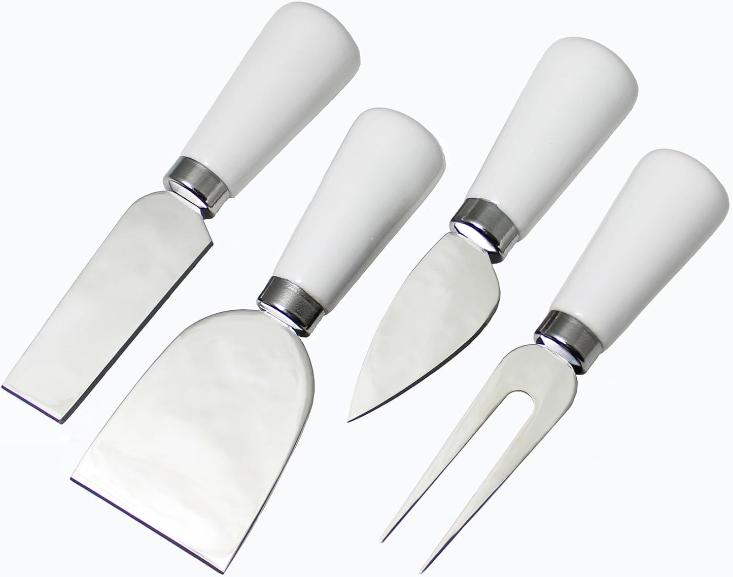Prodyne Cheese Knives w/Stained Wood Handles, Set of 4