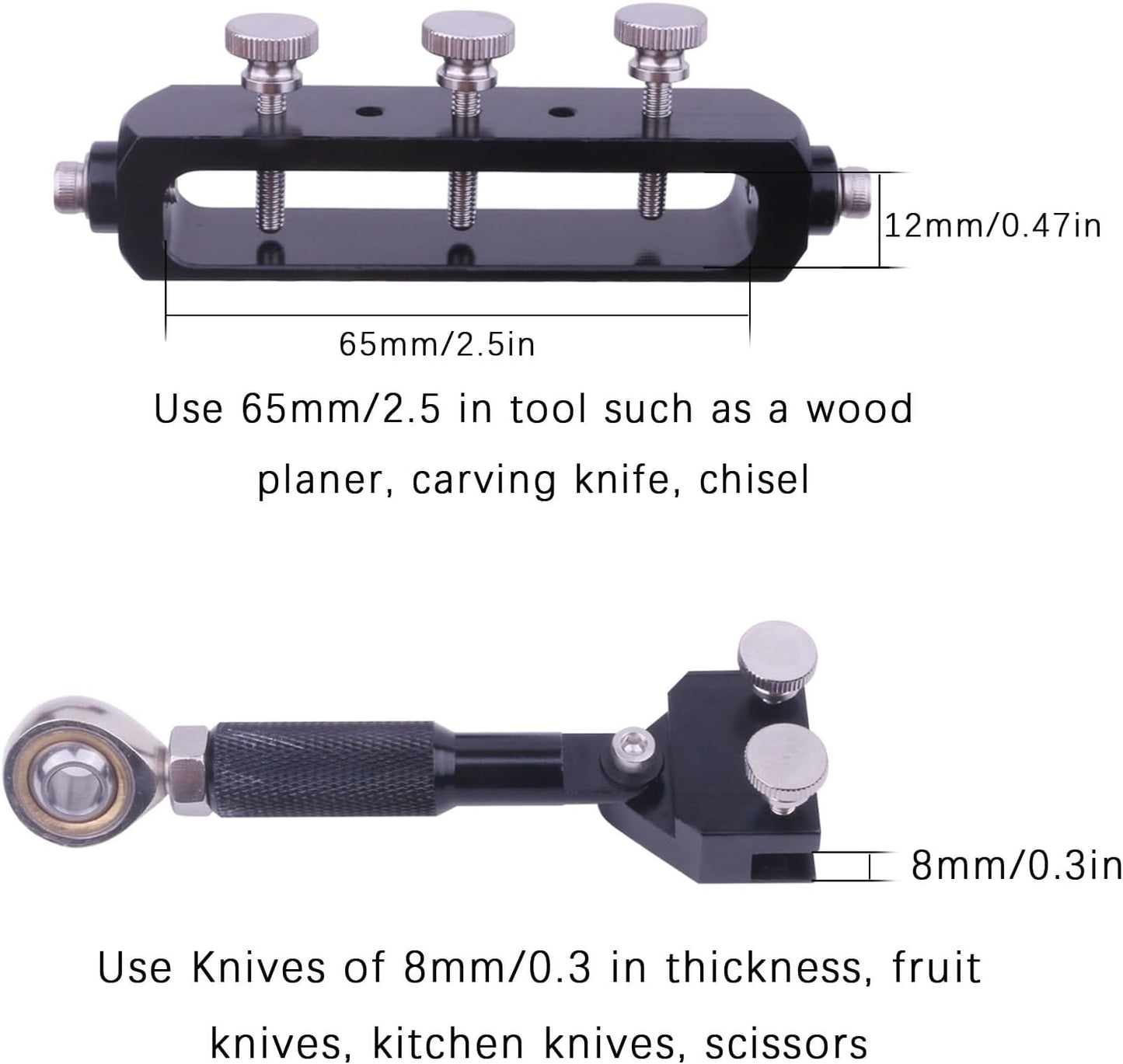 Sharp knife sharpener - Adjustable sharpener tool - Woodworking carving chisel grinding fixture -Ideal choice for Kitchen Knives & Folding knife & chisels