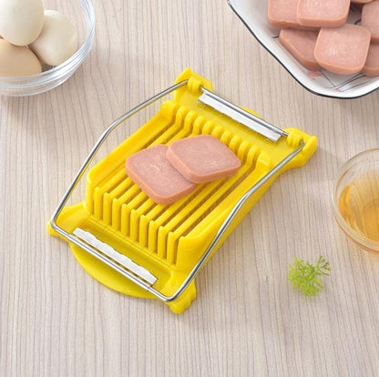 Luncheon Meat Slicer,Egg Cutter,Multi-Purpose Kitchen Tool for Bananas, Avocados, Soft Fruits,Vegetables Dishwasher Safe, Rust-Resistant Food Prep Accessories (Only Suits Soft Cheese,No Bony Foods)
