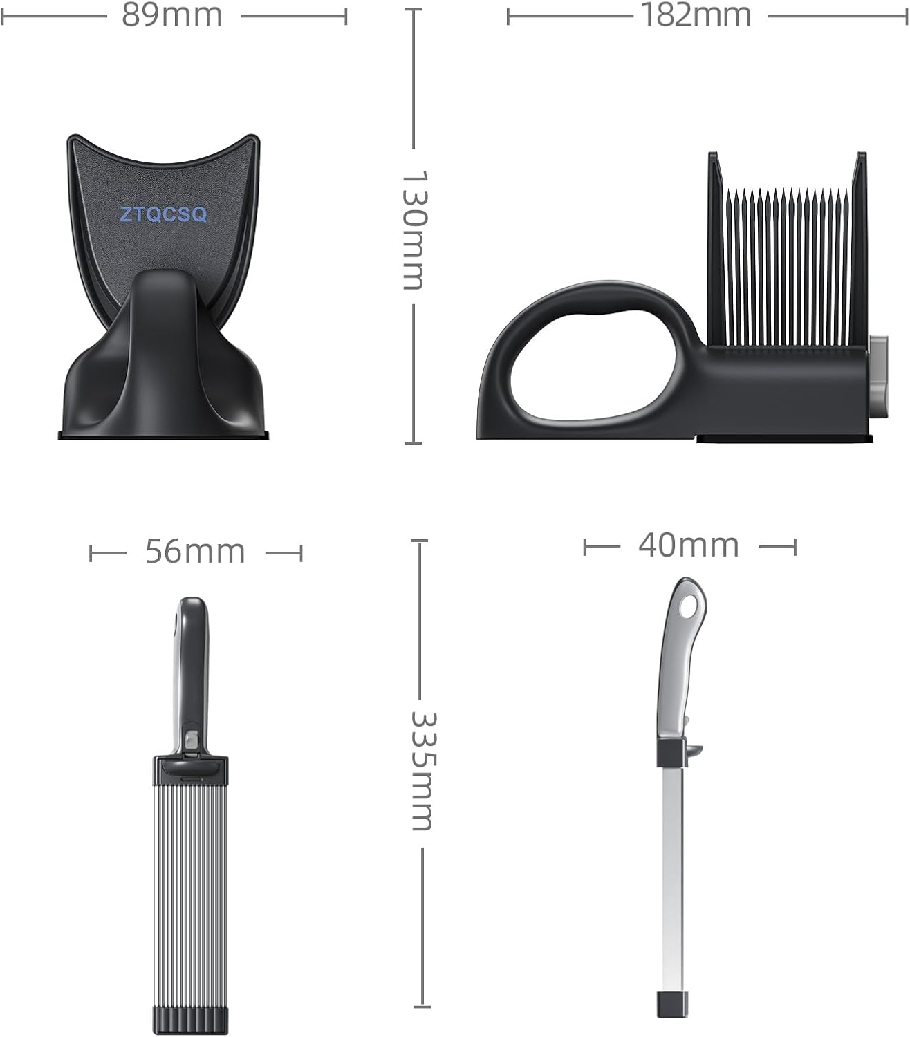 Fresh Meat Slicer Cleaver, Thickness Adjustable 2 or 4 mm, Manual Fresh Meat Cutter, Fresh Meat Slicing Shredding, Fresh Beef Pork Mutton for Home Cooking BBQ Hot Pot Meat Slicer, Meat Cleavers