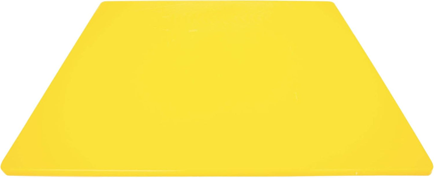 Thirteen Chefs Plastic Cutting Board - 18 x 12 x 0.5 Inch, Professional Grade HDPE, NSF Approved, Large Size and Dishwasher Safe