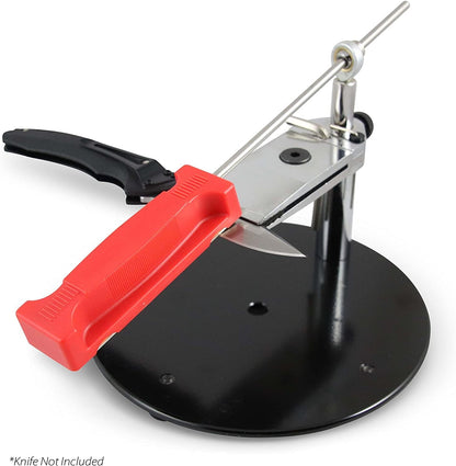 Professional Knife Sharpeners for Kitchen Knives - Diamond - Designed with Tight Clamp, Stable Base - Easy To Assemble with Reference Guide & Instruction Manual
