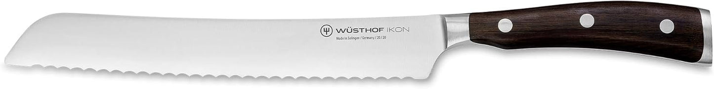 Wusthof IKON Honing Steel, 10", Brown