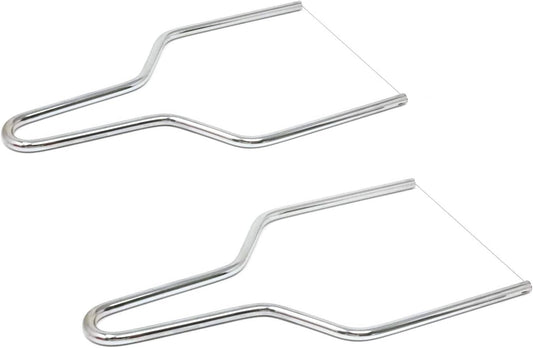 Honbay 2PCS Stainless Steel Butter Cheese Wire Cutters Slicers Knives for Kitchen (for soft cheese)