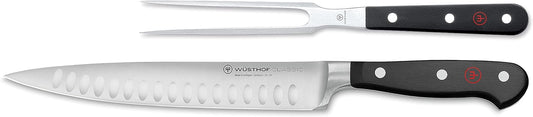 WÜSTHOF Classic Carving Set, Black, 2-Piece