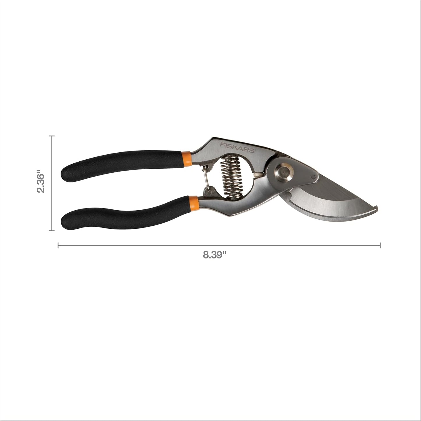 Fiskars 2-Piece Pruning & Veggie Shears Set, Explore Collection Garden Tool Kit, Bypass Pruner for Light Trimming, Vegetable Shears with Serrated Stainless Steel Blades for Harvesting Flowers & Herbs