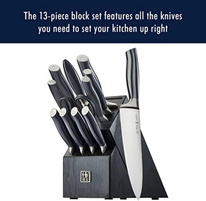 Silvercap 14 Piece Knife Block Set, Black