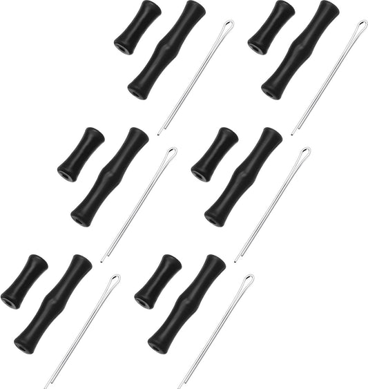 Sumind 6 Sets Bowstring Finger Guards Archery Bowstring Finger Protector for Hunting