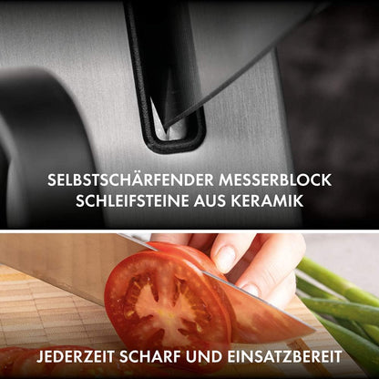 Zwilling Gourmet 1002455 Self-Sharpening Knife Block 7 Pieces Grey