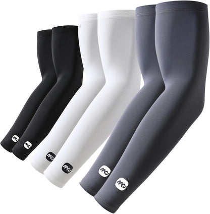 UV Sun Protection Arm Sleeves for Men Women, UPF 50+ Cooling Sun Sleeves to Cover Arms Sports Compression Covers